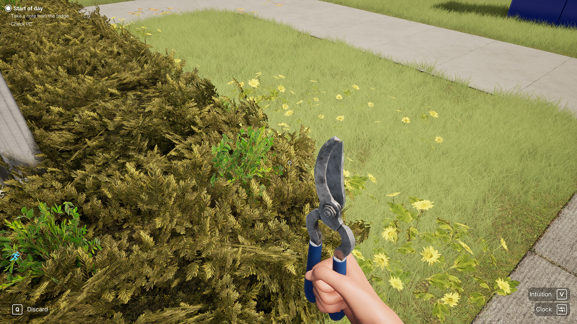 Woman Simulator gameplay: chores, morale and meters screenshot